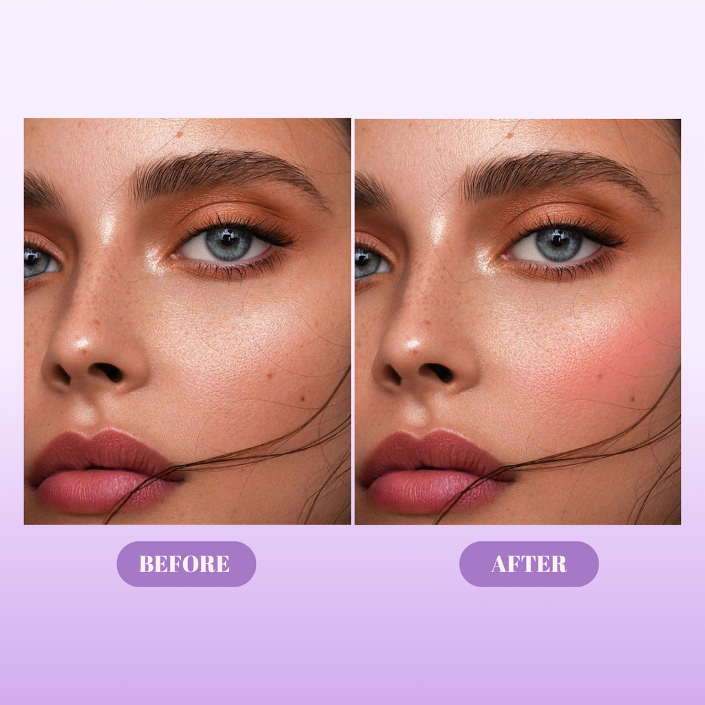 Lakyou Beauty Twilight Blush Palette 6 Shades, Long-lasting, Smooth Blendable, Travel-Friendly Design