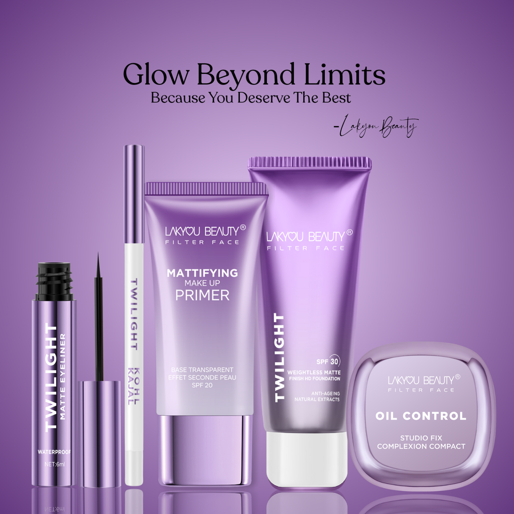Lakyou Beauty Filter Face Twilight Waterproof Jet Black Kohl Kajal Long Lasting, Smudgeproof, Vitamin E Enriched