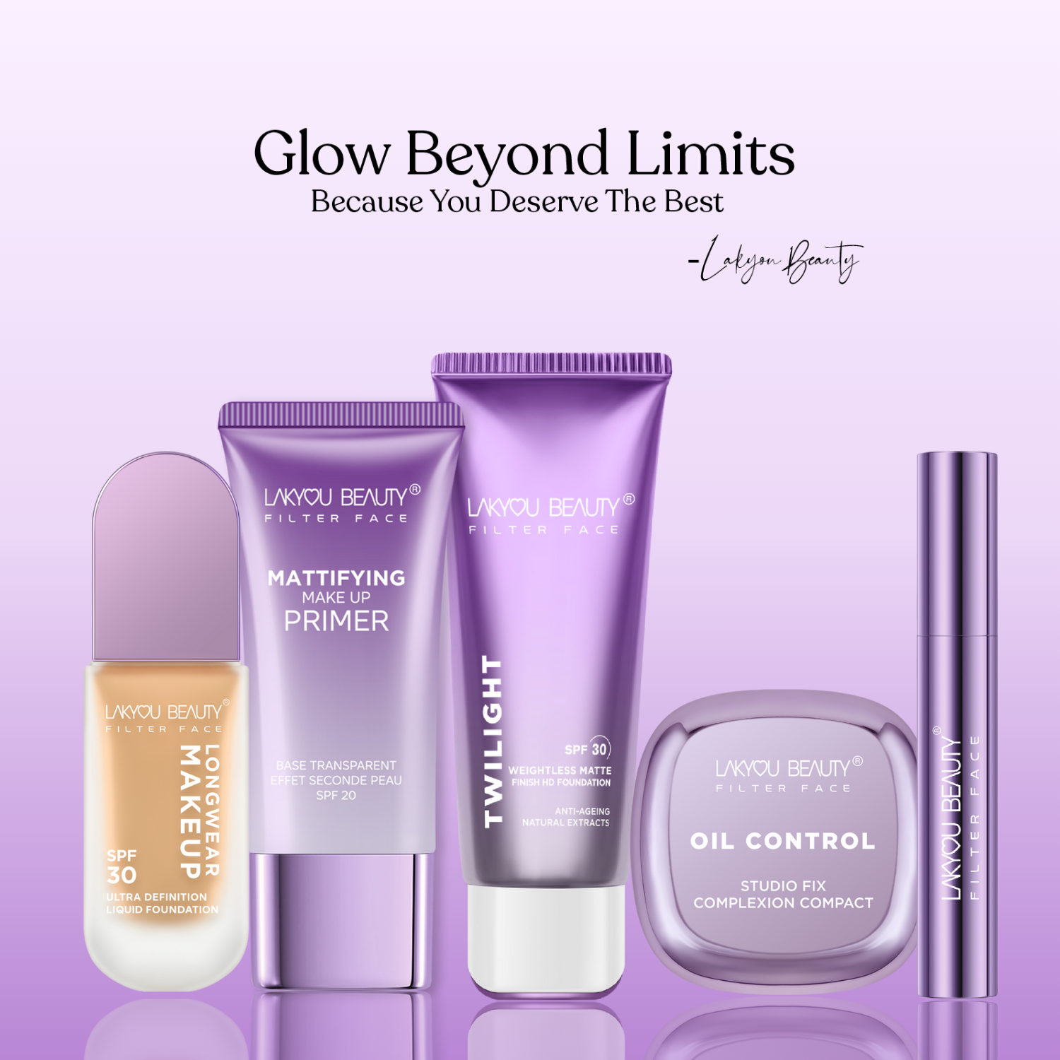 Lakyou Beauty Filter Face Twilight Weightless Matte Finish HD Foundation SPF 30 Foundation