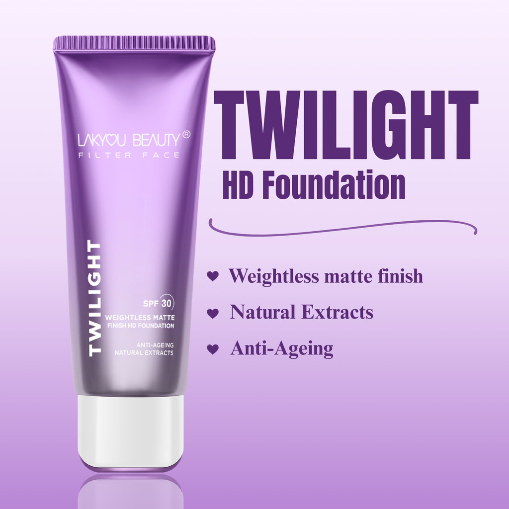 Lakyou Beauty Filter Face Twilight Weightless Matte Finish HD Foundation SPF 30 Foundation