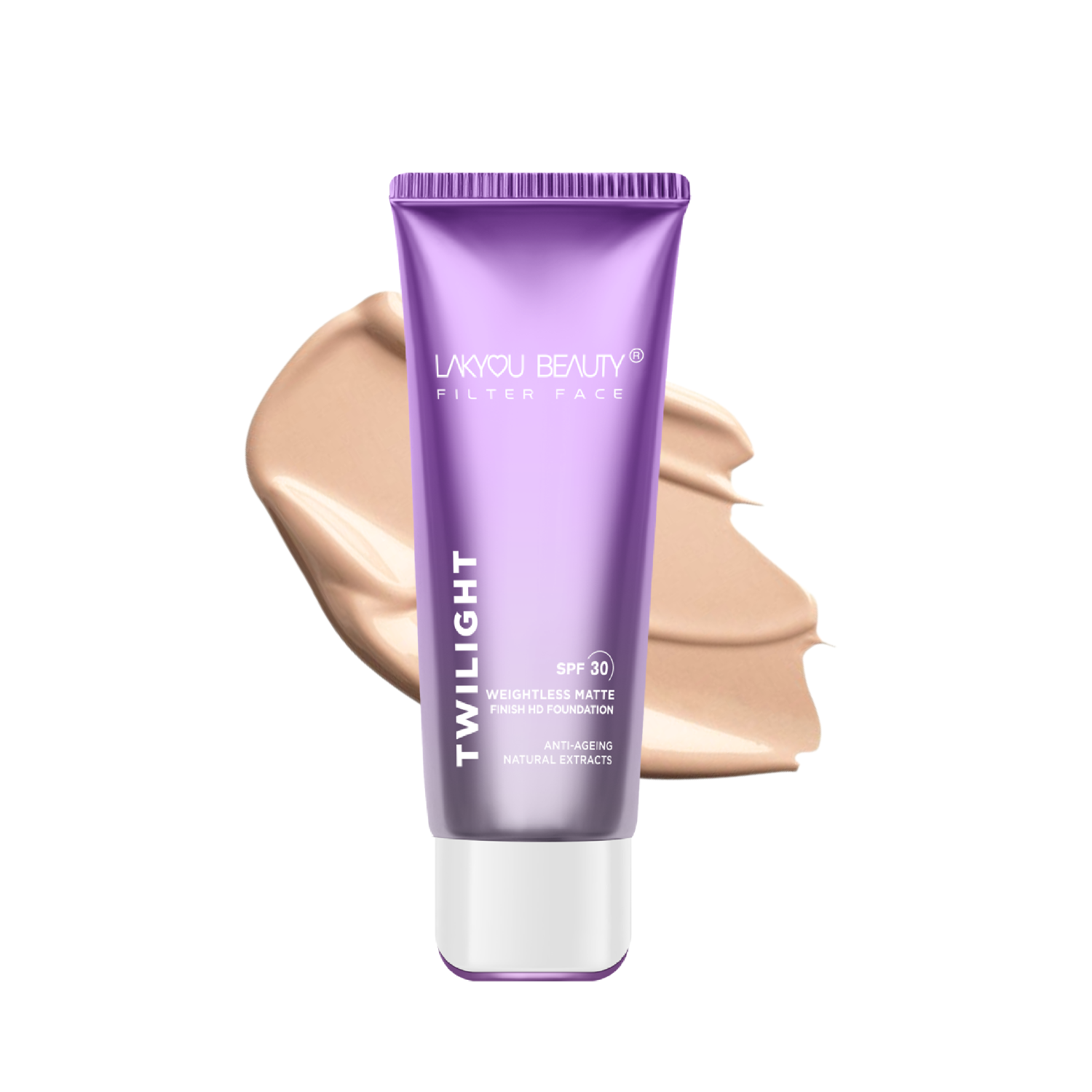 Lakyou Beauty Filter Face Twilight Weightless Matte Finish HD Foundation SPF 30 Foundation