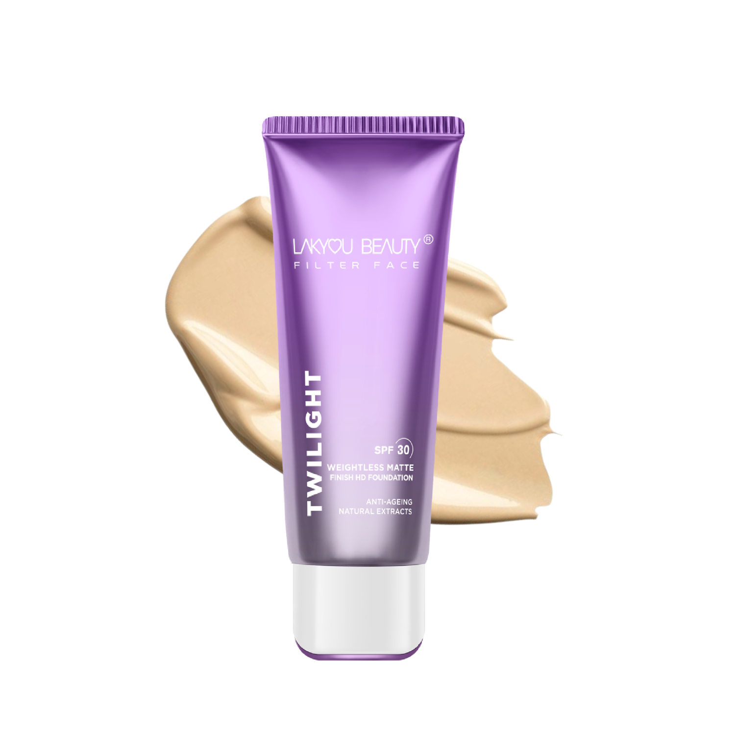 Lakyou Beauty Filter Face Twilight Weightless Matte Finish HD Foundation SPF 30 Foundation