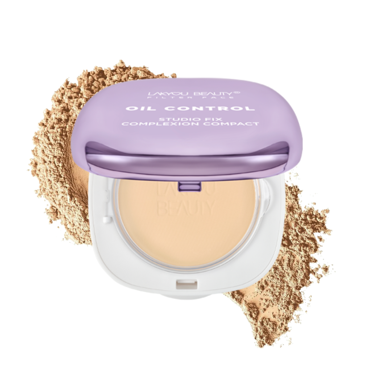 Lakyou Beauty Filter Face Oil Control Studio Fix Complexion Compact Long-lasting, Spf-30
