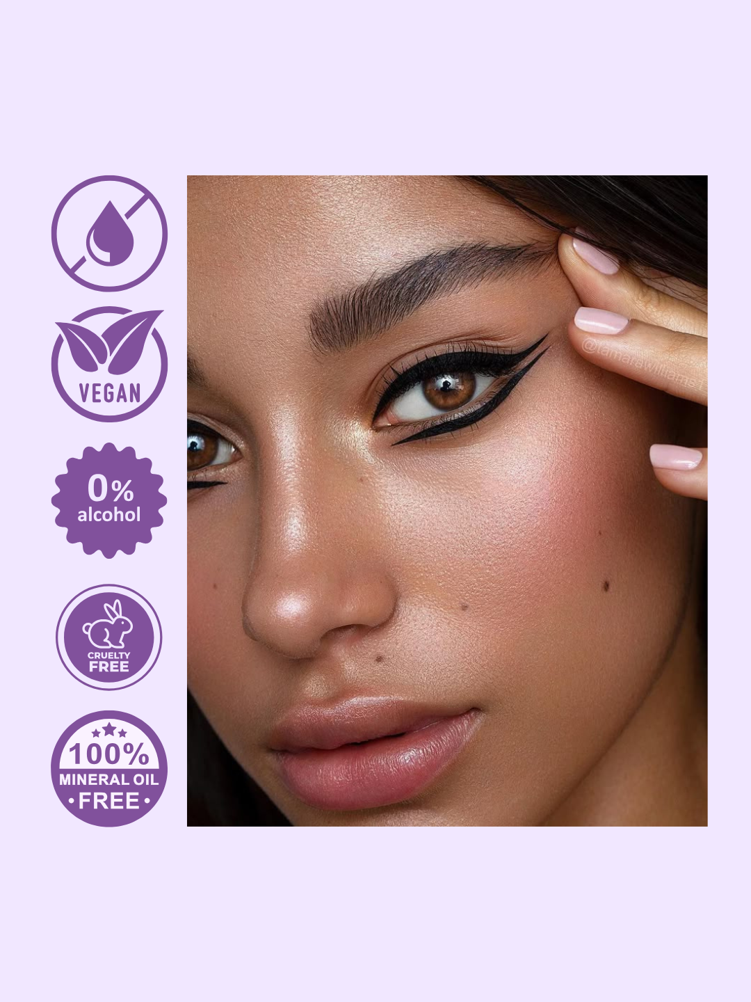 Lakyou Beauty Filter Face Twilight Matte Eyeliner Long-Lasting Waterproof 6 ml (Black)