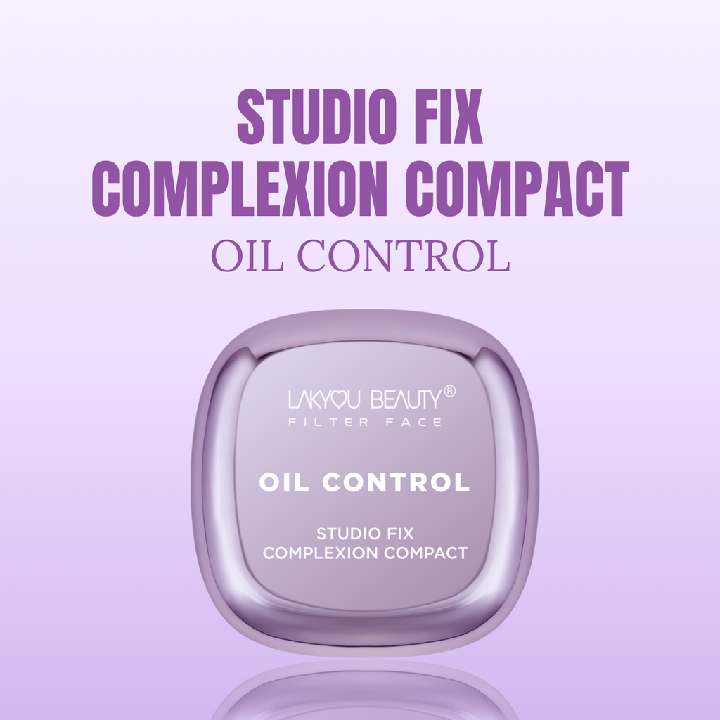 Lakyou Beauty Filter Face Oil Control Studio Fix Complexion Compact Long-lasting, Spf-30