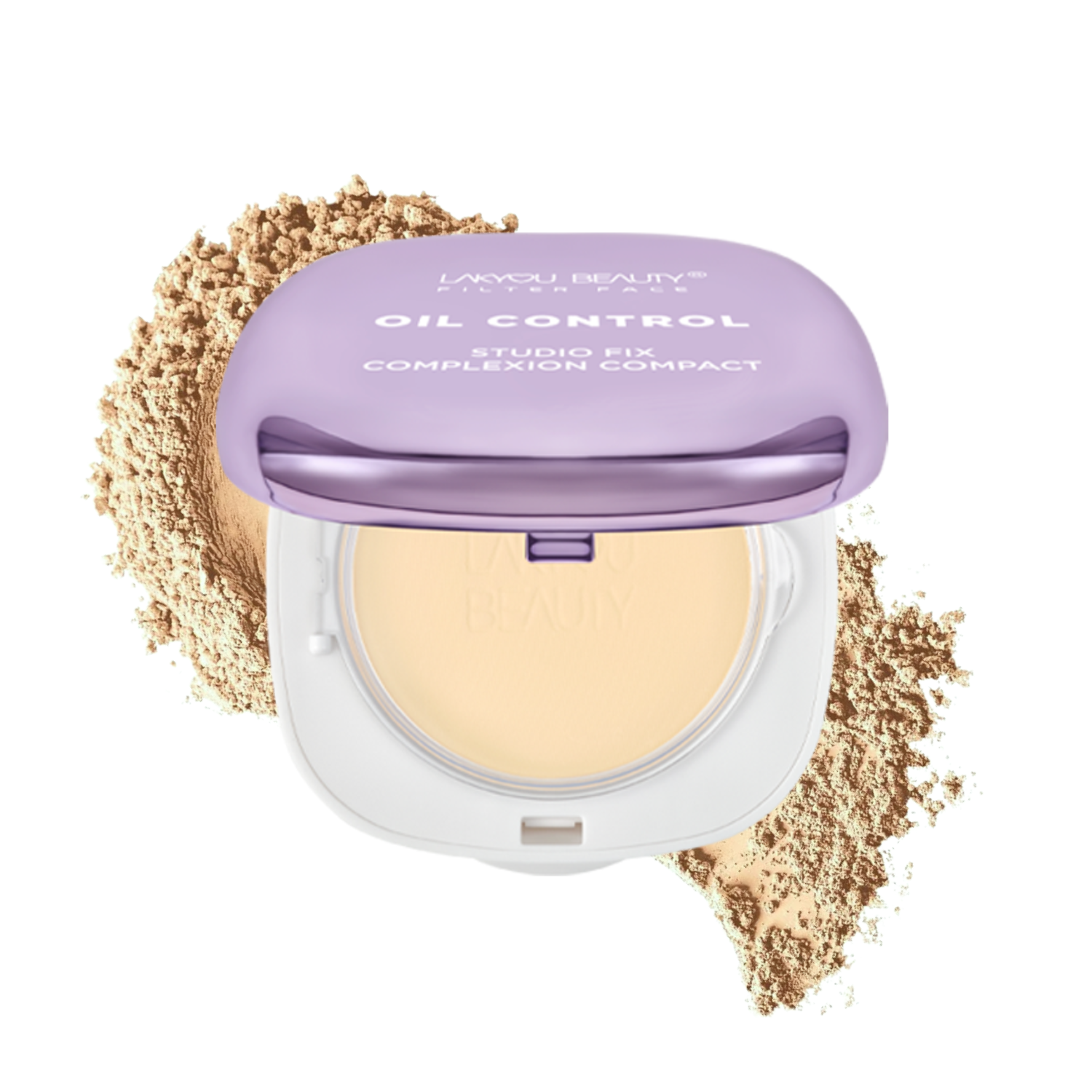 Lakyou Beauty Filter Face Oil Control Studio Fix Complexion Compact Long-lasting, Spf-30