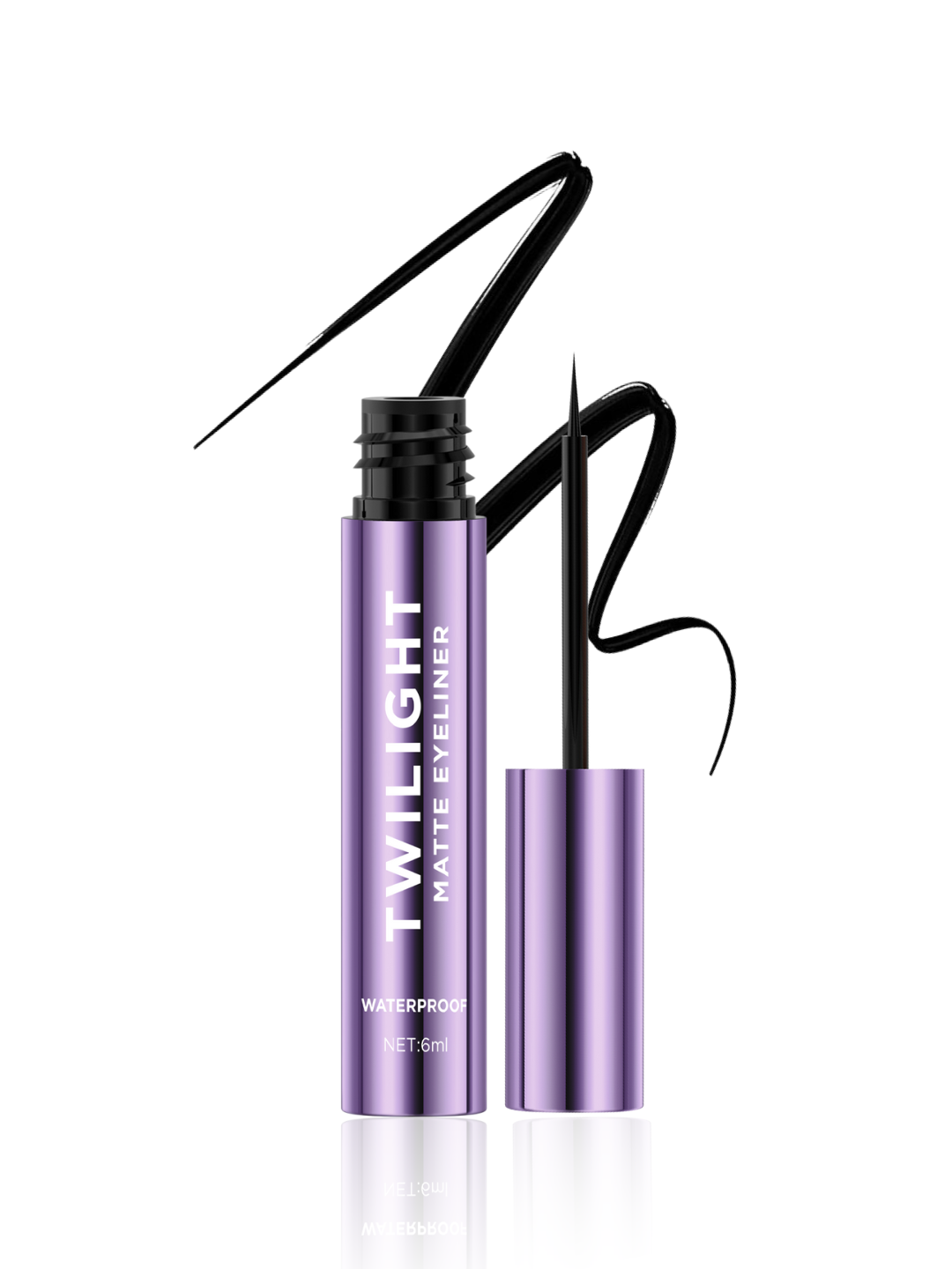 Lakyou Beauty Filter Face Twilight Matte Eyeliner Long-Lasting Waterproof 6 ml (Black)