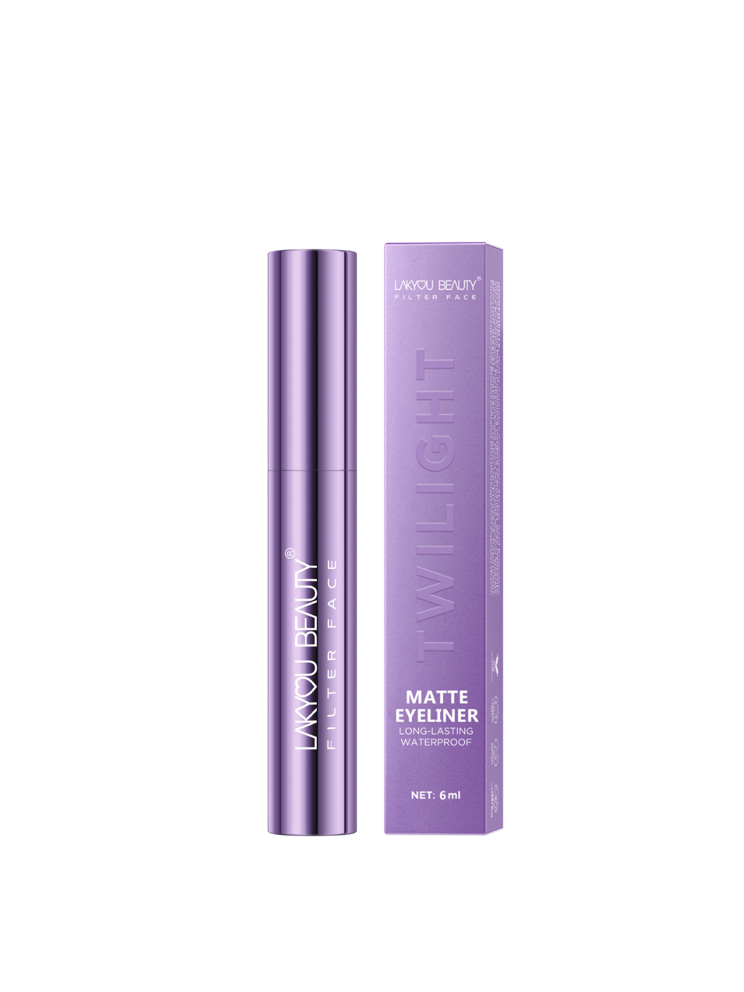 Lakyou Beauty Filter Face Twilight Matte Eyeliner Long-Lasting Waterproof 6 ml (Black)